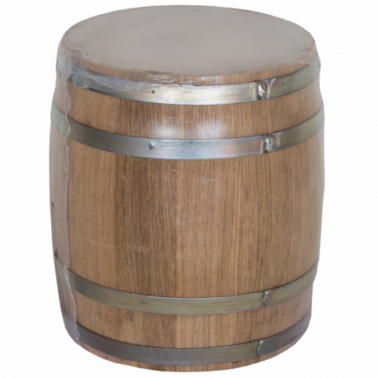 Oak barrel 5 l for wine, cognac (galvanized hoop) Bonpos - (BDOC5)