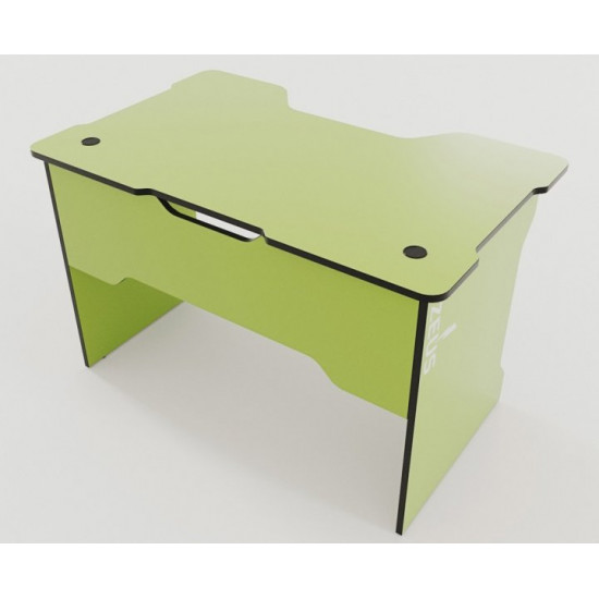 Gaming table Tron chipboard Zeus green with black edge