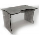 Gaming table Tron chipboard Zeus concrete with black edge