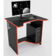 Gaming desk Sputnik Zeus black/red