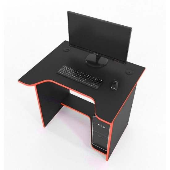 Gaming desk Sputnik Zeus black/red