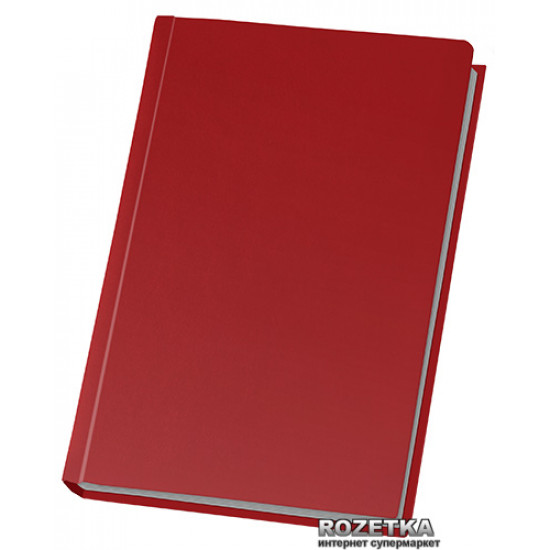 Undated Cabinet A5 diary made of genuine leather, 336 pages Red (O25420-03)