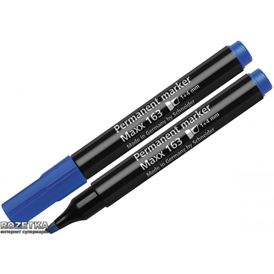 Marker set 10 pcs permanent Schneider 1-3 mm Blue (S116003)