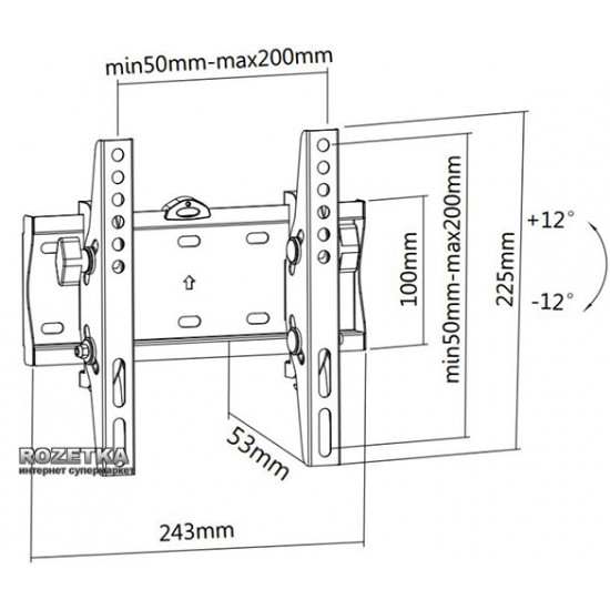  Кронштейн Brateck KL21G-22T