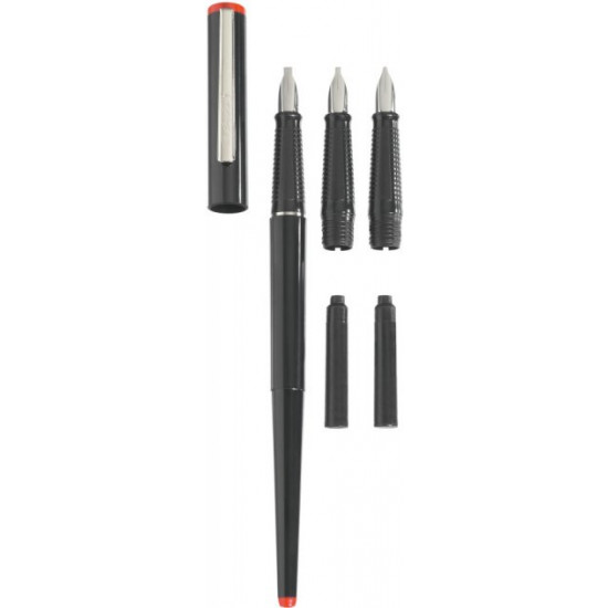 Fountain pen for calligraphy Herlitz Calligraphy Set 3 interchangeable nibs Black body (8623001)