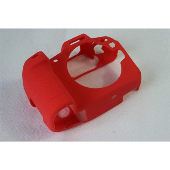 Protective silicone case for Canon EOS R cameras - red