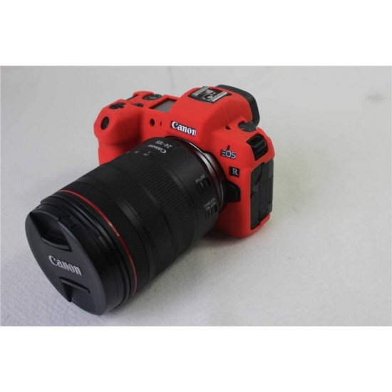 Protective silicone case for Canon EOS R cameras - red