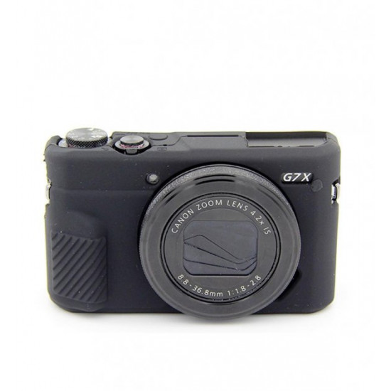 Protective silicone case for CANON G7X Mark II cameras - black