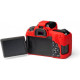 Protective silicone case for Canon EOS 77D cameras - red