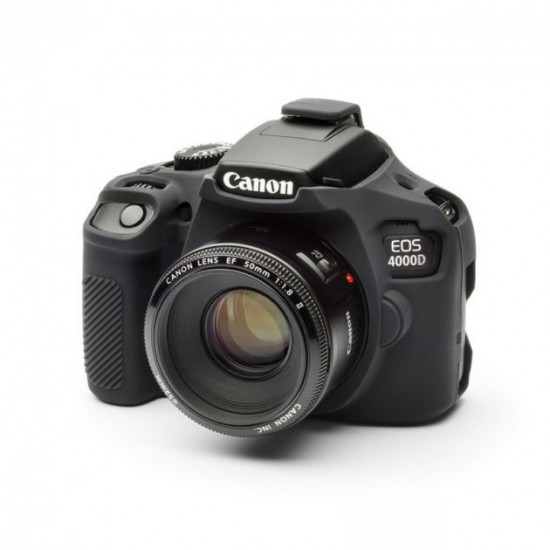  Защитный силиконовый чехол для фотоаппаратов Canon EOS 4000D - черный