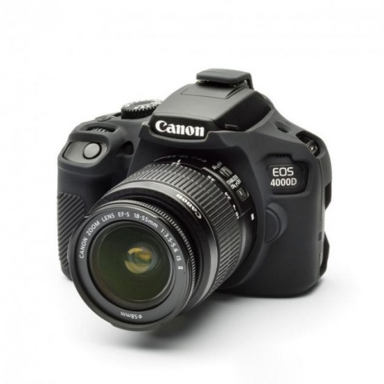  Защитный силиконовый чехол для фотоаппаратов Canon EOS 4000D - черный