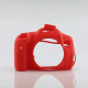 Protective silicone case for Canon EOS 750D cameras - red