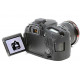 Protective silicone case for Canon EOS 70D, 80D cameras - black