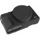 Protective Silicone Case with Cover for CANON G5X Mark II Cameras - Black