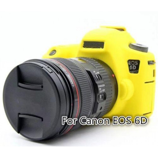 Protective silicone case for Canon EOS 6D cameras - yellow