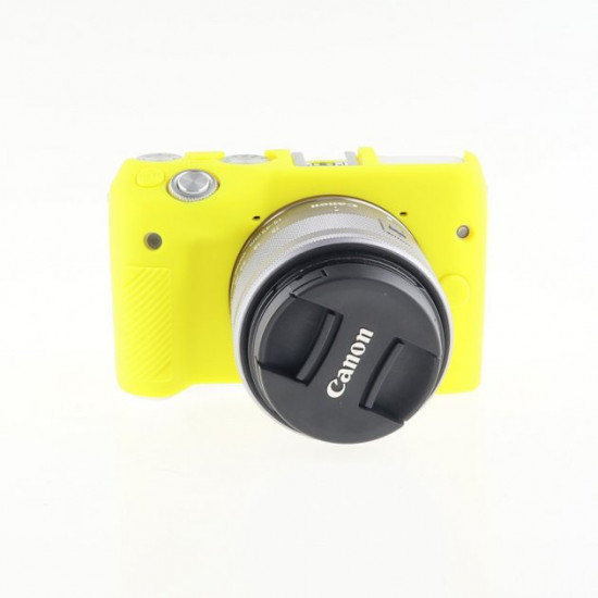 Protective silicone case for CANON EOS M3 cameras - yellow