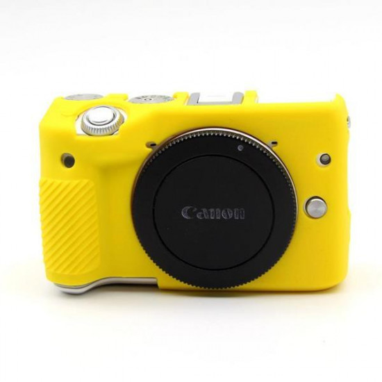 Protective silicone case for CANON EOS M3 cameras - yellow