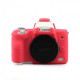 Protective silicone case for CANON EOS M50 cameras - red