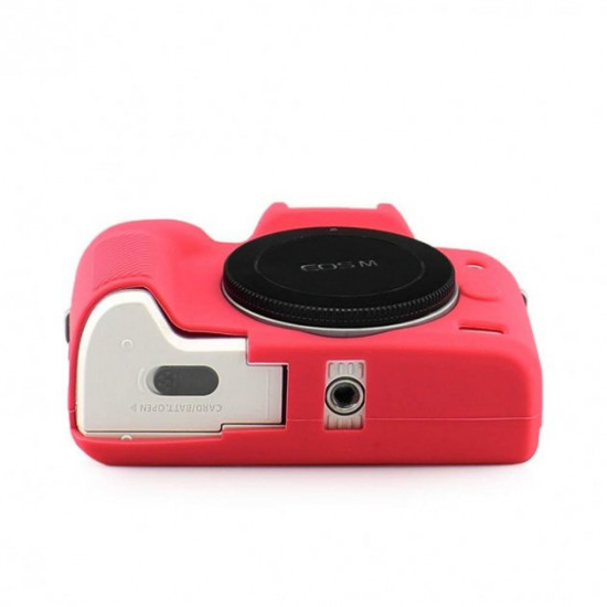 Protective silicone case for CANON EOS M50 cameras - red