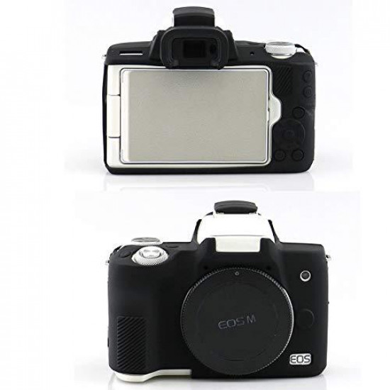 Protective silicone case for CANON EOS M50 cameras - black