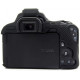 Protective silicone case for Canon EOS 200D, 200D II cameras - black