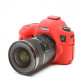 Protective silicone case for Canon EOS 6D cameras - red