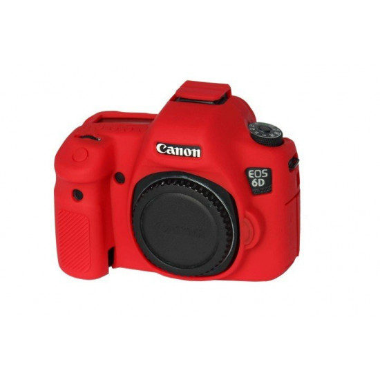 Protective silicone case for Canon EOS 6D cameras - red