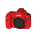 Protective silicone case for Canon EOS 6D cameras - red