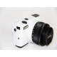 Protective silicone case for CANON EOS M10 cameras - white