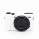 Protective silicone case for CANON G7X Mark II cameras - white