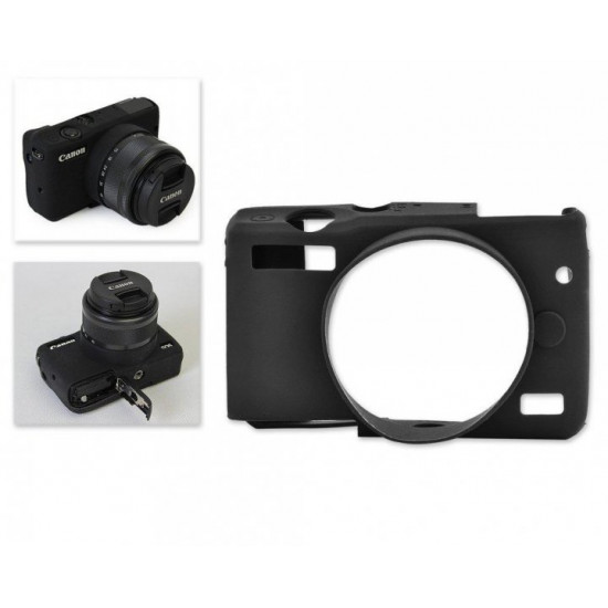 Protective silicone case for CANON EOS M10 cameras - black