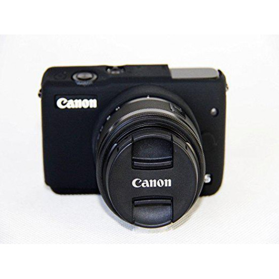 Protective silicone case for CANON EOS M10 cameras - black