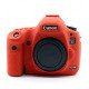 Protective silicone case for Canon EOS 5D Mark III, 5Ds, 5Dr cameras - red