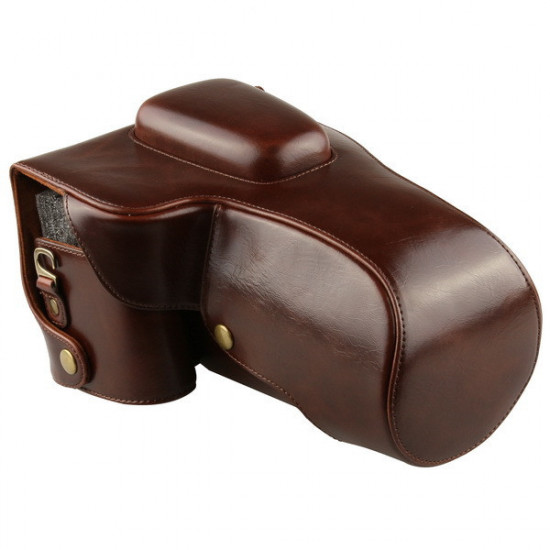 Protective case - case for CANON 6D cameras - brown (coffee)