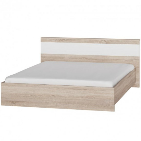 Bedroom Sonata Set 10 made of laminated chipboard Sonoma Oak + White Everest