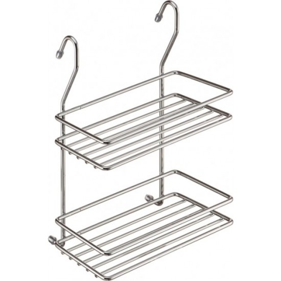 Shelf for railing two-tier Lemax Chrome (MX-066)