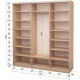 Three-door wardrobe Roko 179.2x242x60 cm chipboard Milky oak (20200024413)