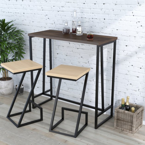 Bar table BS-110 Loft Design Walnut Modena