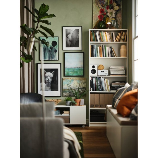 Книжковий шафа IKEA BILLY 80х28х202 см білий (002.638.50)