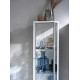 Wardrobe glass / display case IKEA BAGGEBO 34x30x116 cm white (805.029.98)