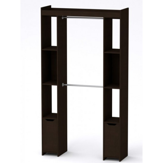 Wardrobe - 16 Companit for dressing room wenge dark