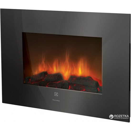 Electric fireplace with heating Electrolux EFP/W-1250ULS Black (NS-1052291)