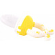 Fruit Feeder Baby Team silicone Yellow-violet (6203_Yellow) (4824428062039)