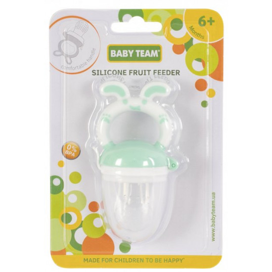  Фрут Фидер Baby Team силиконовый Бирюзовый (6203_Бирюзовый) (4824428062039)