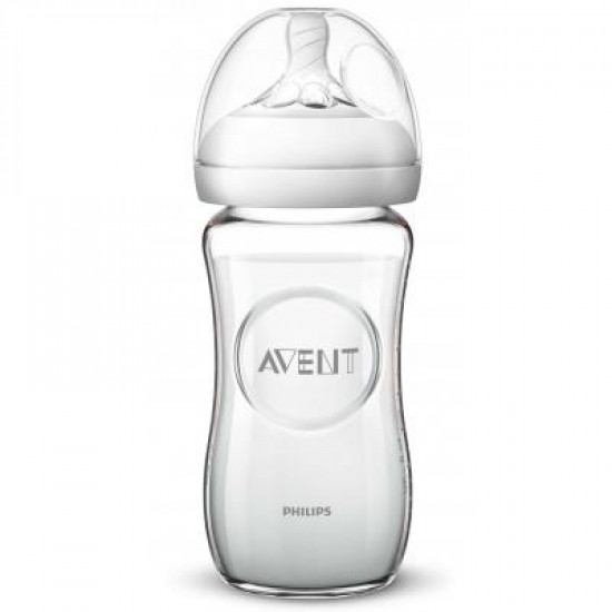  Бутылочка для кормления Philips AVENT Natural 240 мл стеклянная (SCF053/17)