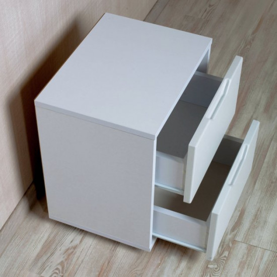 Bedside table, Kt-413, White