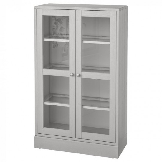  Сервант IKEA HAVSTA 81x37x134 см сірий (292.751.07)