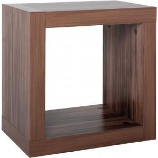 Bedside table Mix 1x1 Inteo 438x438x290 mm Walnut Case thickness 50mm