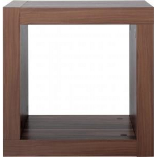 Bedside table Mix 1x1 Inteo 438x438x290 mm Walnut Case thickness 50mm