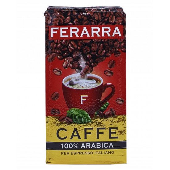  Кава Ferarra 100% arabica мелена 250 г (53338)